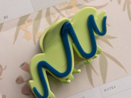 Cloudy Hair Clip Green Cheap