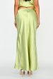 Rose Garden Satin Maxi Skirt Lime Cheap