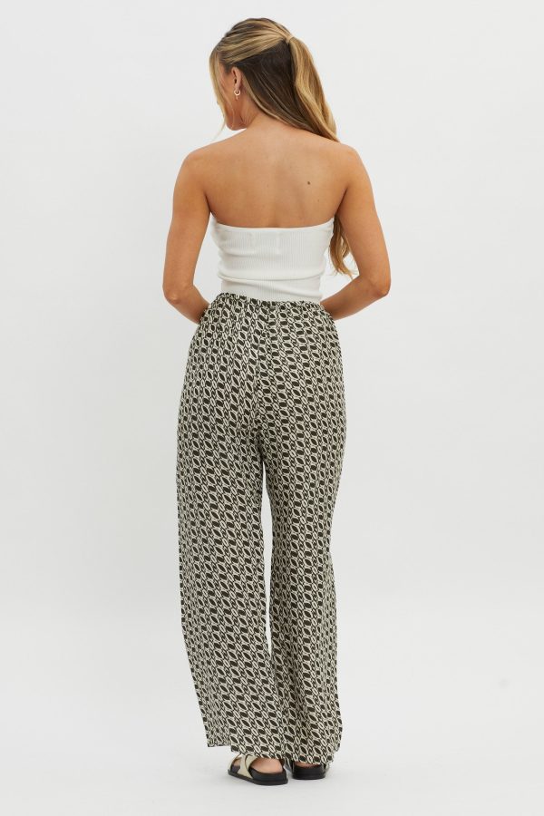 Avenue Drawstring Pants Print Solna Supply