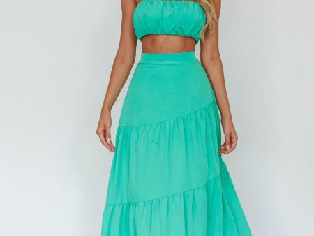 Bondi Waist Tie Maxi Skirt Apple Online Hot Sale