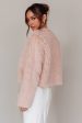 London Day Faux Fur Jacket Blush Cheap