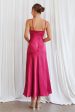 Infinity Pintuck Bust Midi Dress Fuchsia Sale