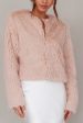 London Day Faux Fur Jacket Blush Cheap