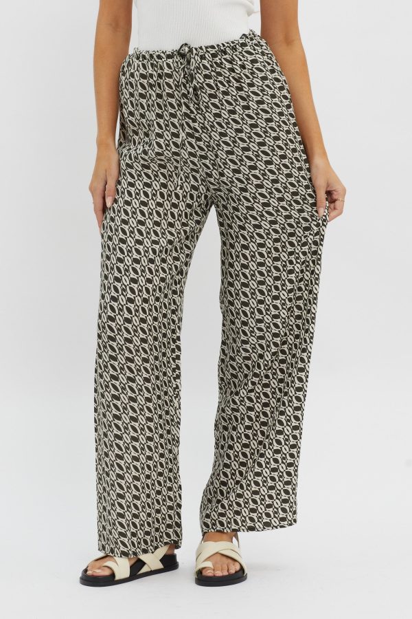 Avenue Drawstring Pants Print Solna Supply