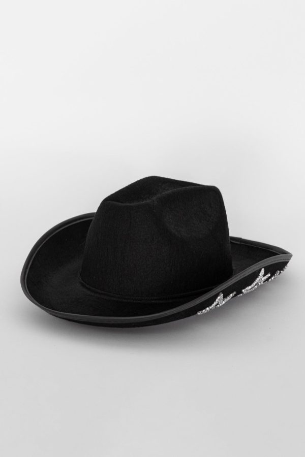 Bobby Rhinestone Star Cowboy Hat Black Online Sale