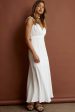 Zanzibar Surplice Neckline Maxi Dress White For Discount