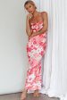 You re My Sunshine Tie-Up Back Midi Dress Pink For Discount