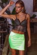 Zion Diamante Mesh Top Black Fashion