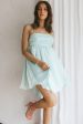 Zhen Bow Tie Back Mini Dress Mint on Sale