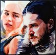 Pop-Art: Jon Snow & Daenerys Targaryen (26Cm X 26 Cm) Online