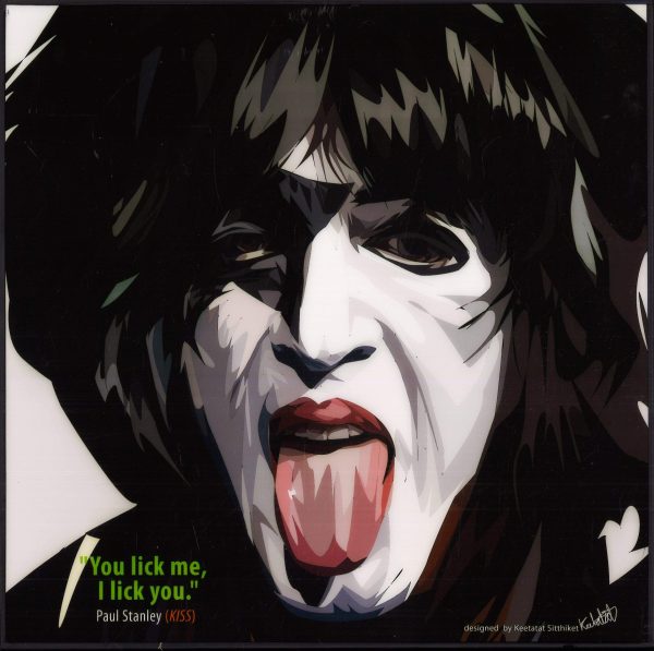 Paul Stanley (Kiss) Pop Art (10X10) Cheap