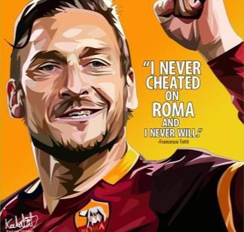 Totti: Ver.2_I Never Cheated Pop Art (10X10) Hot on Sale